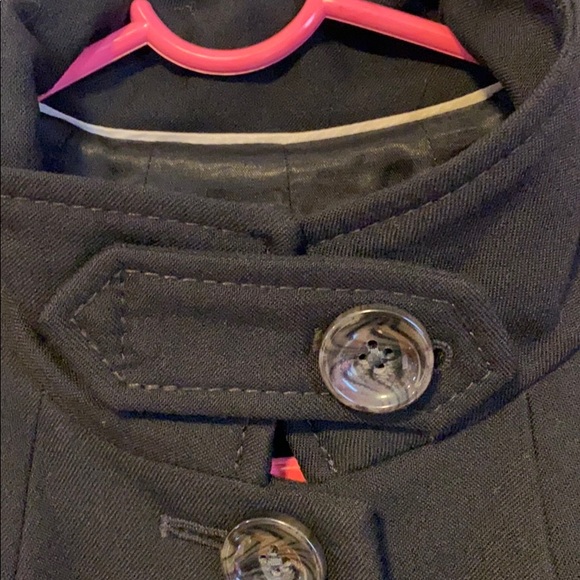 Banana Republic black Swing wool coat - Picture 3 of 12